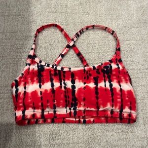 no boundaries red white and blue bra. cute, but not my size!! pads attached